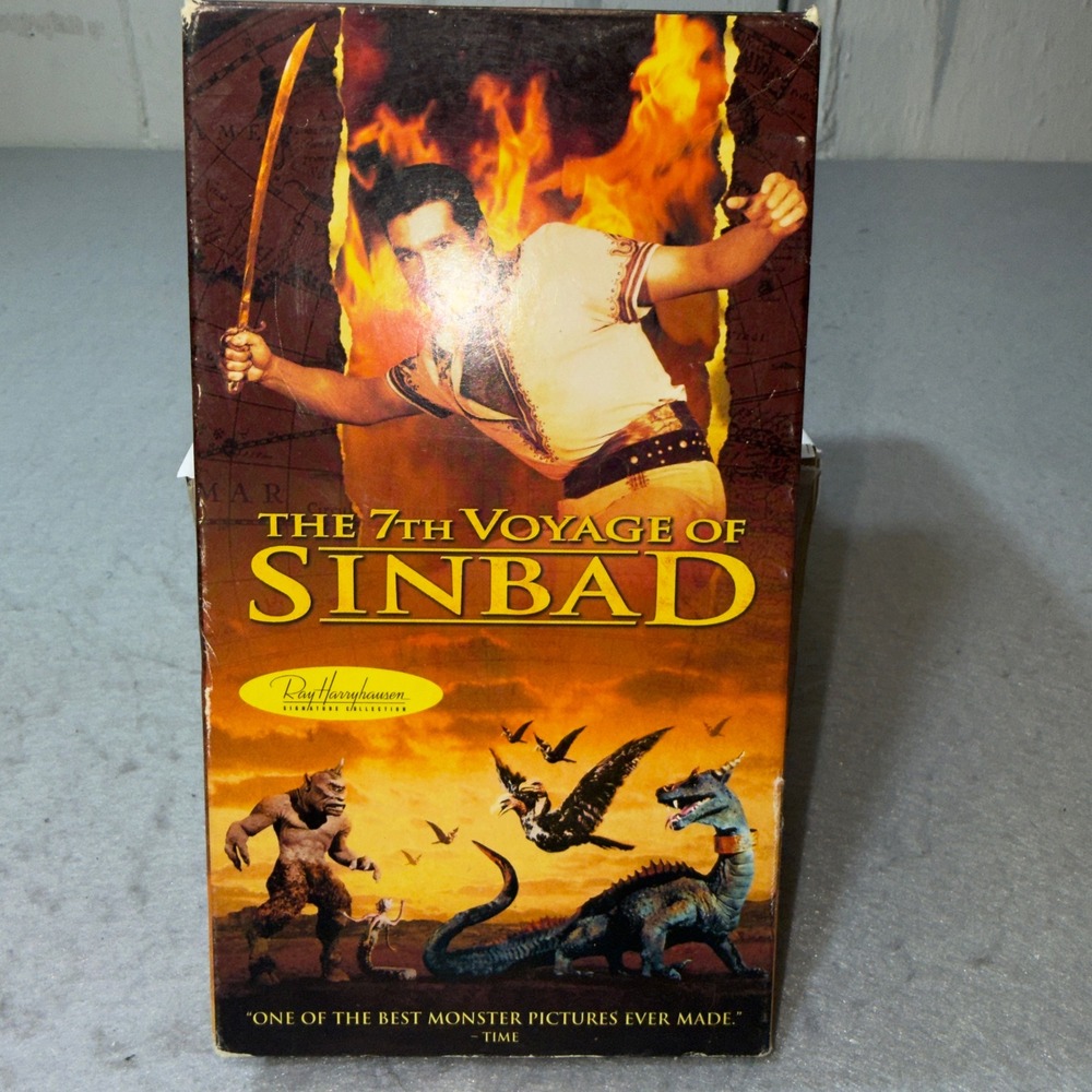 The 7th Voyage of Sinbad VHS Ray Harryhausen Signature‎ Collection 2000 Columbia